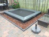 Akrobat Primus Inground Trampolin 335X244 Anthrazit Rechteckig 