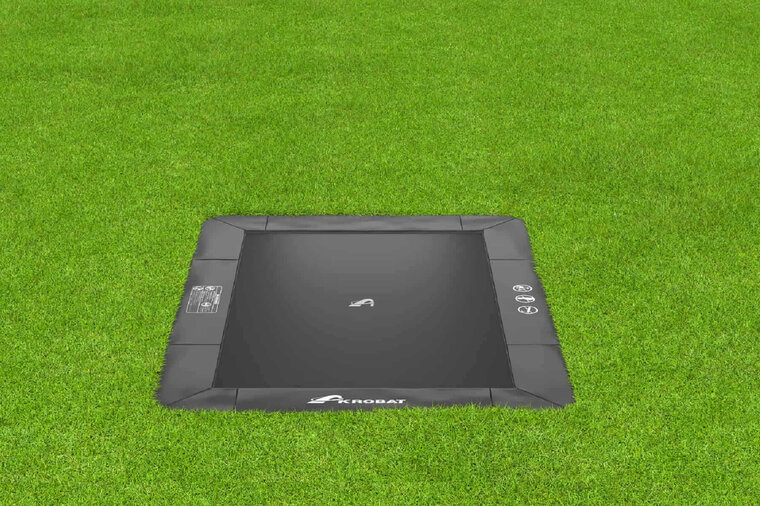 Akrobat Primus Flat to the ground Trampolin 380x250 Anthrazit