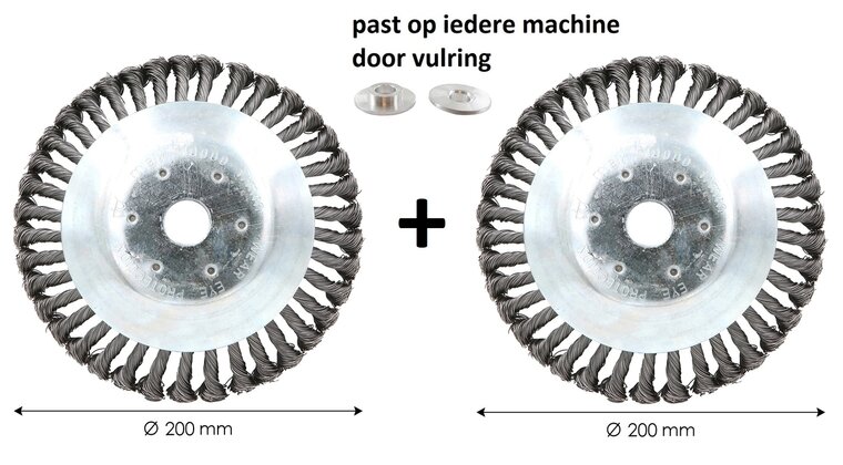 Kibani Unkrautbürste 20cm pro 2