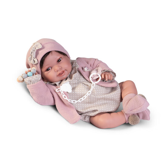Puppe Antonio Juan Pipa mit Beißring 42cm