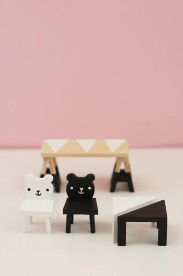 Lundby Puppenhaus Holzpuppenmöbel Diy - Tisch/Stühle