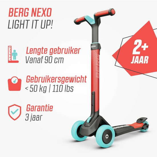 Schritt BERG Nexo faltbar Rot