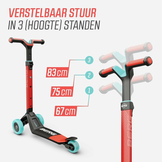 Schritt BERG Nexo faltbar Rot