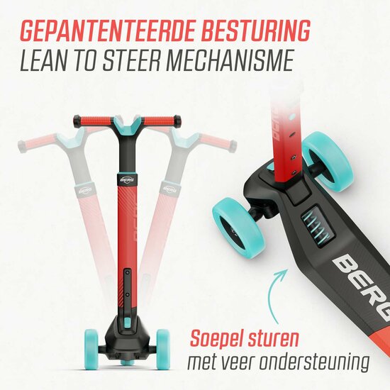 Schritt BERG Nexo faltbar Rot