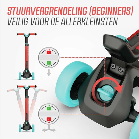 Schritt BERG Nexo faltbar Rot