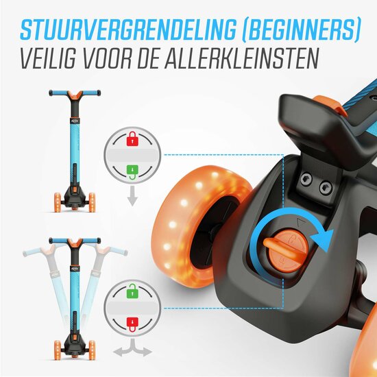 Schritt BERG Nexo Faltbare Lichter Blau