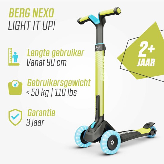 Schritt BERG Nexo Faltbare Lichter LED-Decke Limette