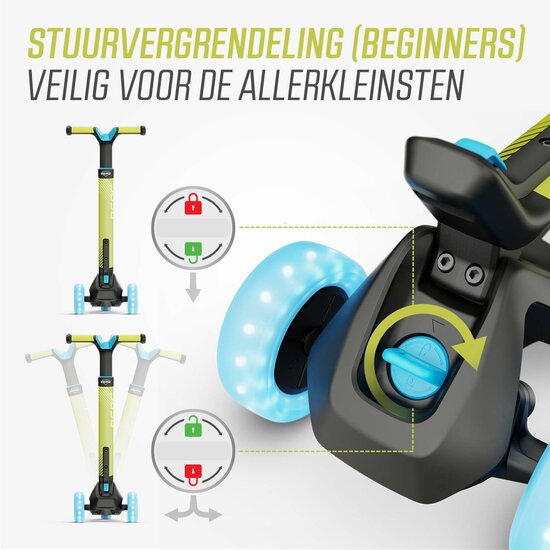 Schritt BERG Nexo Faltbare Lichter LED-Decke Limette