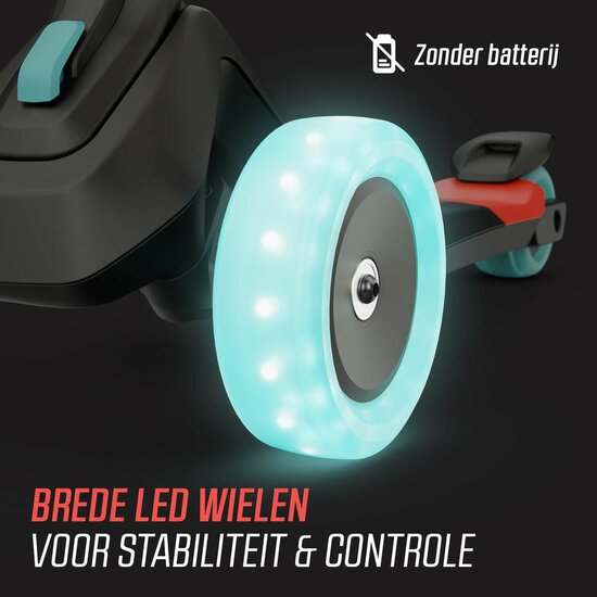 Schritt BERG Nexo faltbare Lichter LED-Deck Rot