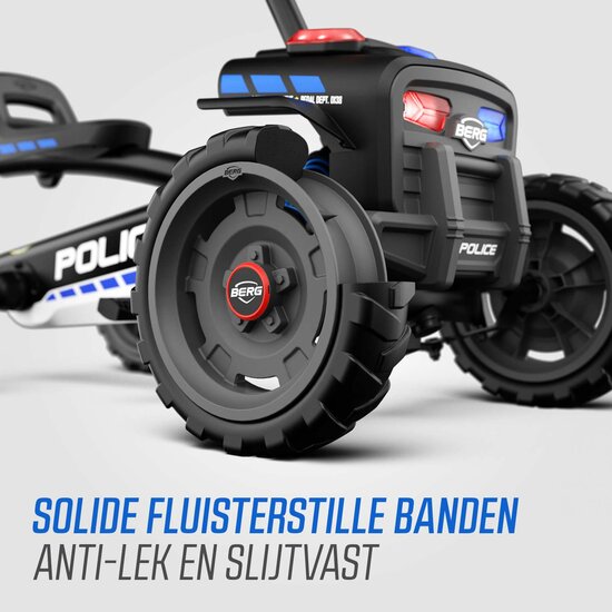 BERG Skelter Buzzy Police mit Soundbox, schwarz, 2-5 Jahre