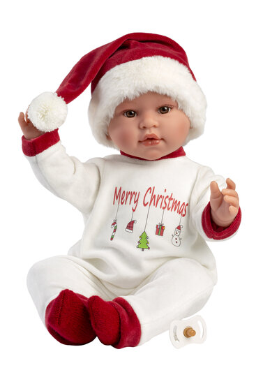 Llorens pop LEO SONRISAS 45cm pyama merry christmas