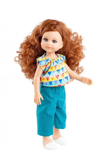 Paola Reina Pop Amigas Cleo rode krullen (32cm)