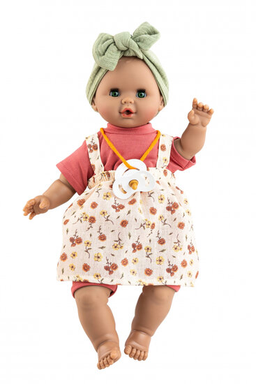 Paola Reina Pop Sonia (bloemenprint) met mechanisme (36 cm)