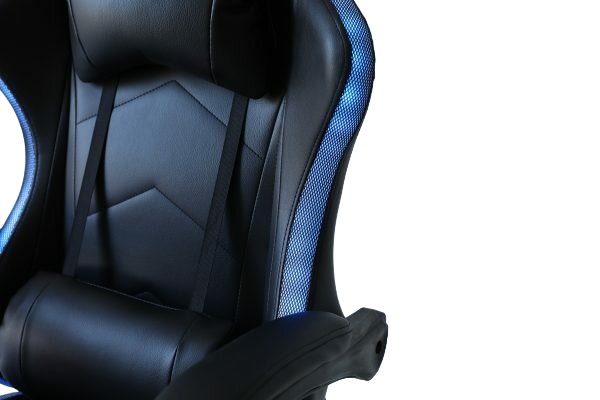 Gaming Stoel - LED RGB Verlichting - Verstelbaar - Racing