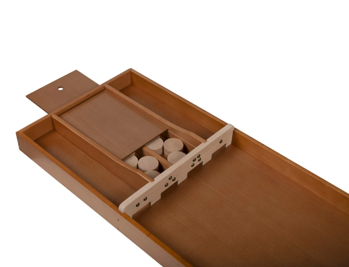 Longfield Premium Sjoelbak 200x40 cm - Beukenhout - Wedstrijd