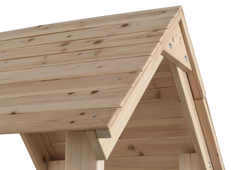 Houten Speeltoestel Noa - Met Blauwe Glijbaan - Platform