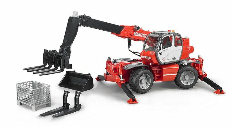 Bruder Manitou Teleskoplader MRT mit Schaufel, 1:16, ab 4 Jahren