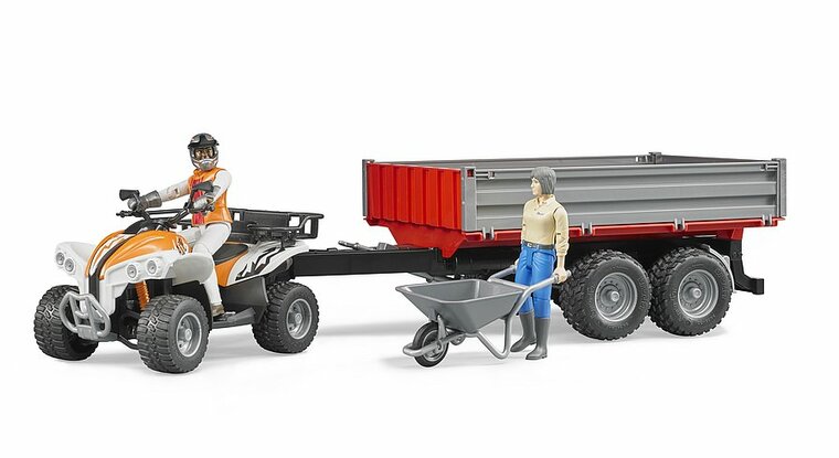 Bruder Quad Met Bestuurder