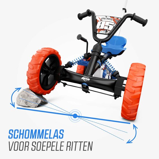 Skelter Berg Buzzy Nitro 2-In-1oranje/blauw/zwart