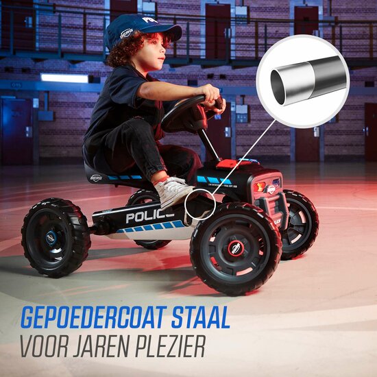 BERG skelter Buzzy Police met soundbox zwart 2-5 jaar zwart