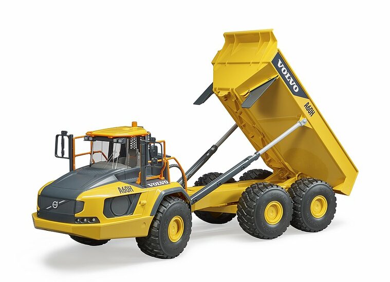 Bruder Volvo A60H Muldenkipper 1:16 mit drehbarem Lenkrad 68 cm