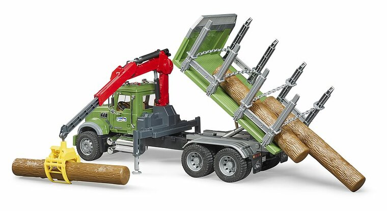 Bruder Mack Granite Houttransport-Lkw