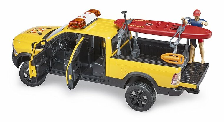 Bruder RAM 2500 Rettungswagen mit Licht, Sound &amp; Zubeh&ouml;r