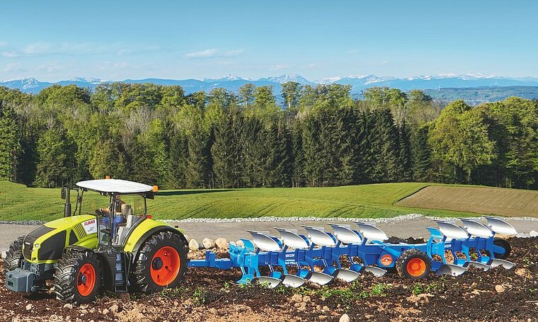 Lemken Vari Titan Pflug von Bruder - Ma&szlig;stab 1:16