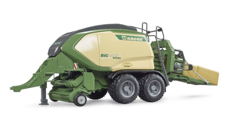 Krone Big Pack Gro&szlig;ballenpresse 1:16 mit 2 Heuballen von Bruder