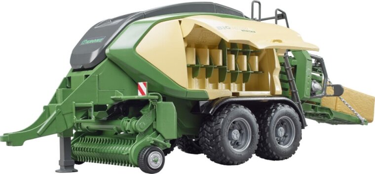 Krone Big Pack Gro&szlig;ballenpresse 1:16 mit 2 Heuballen von Bruder