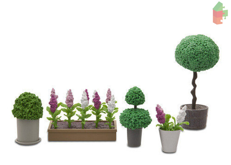 Lundby plantenset poppenhuis 8-delig schaal 1:18 Stockholm