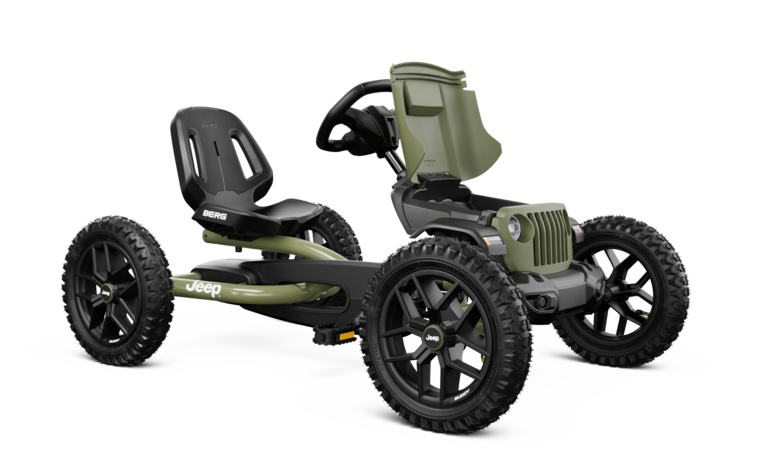Skelter met BFR-systeem Berg Buddy Jeep Wrangler groen 3-8 jaar