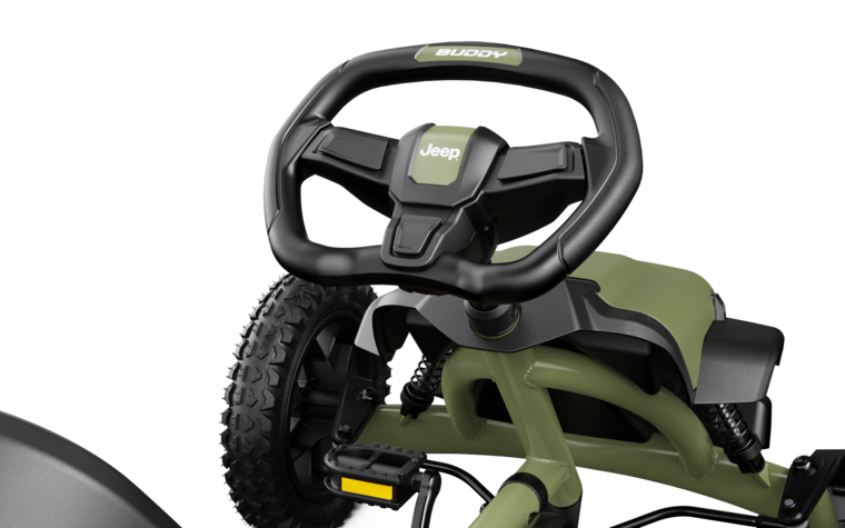 Skelter met BFR-systeem Berg Buddy Jeep Wrangler groen 3-8 jaar