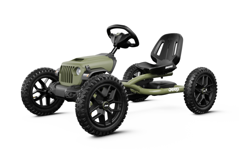 Skelter met BFR-systeem Berg Buddy Jeep Wrangler groen 3-8 jaar