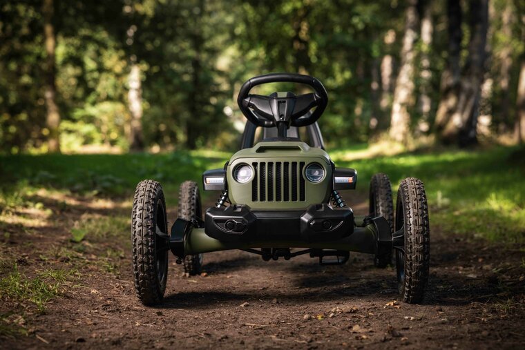 Skelter met BFR-systeem Berg Buddy Jeep Wrangler groen 3-8 jaar