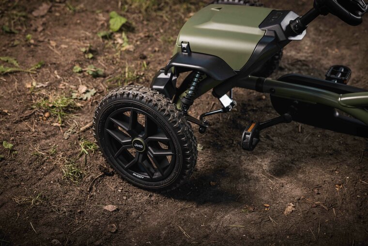Skelter met BFR-systeem Berg Buddy Jeep Wrangler groen 3-8 jaar