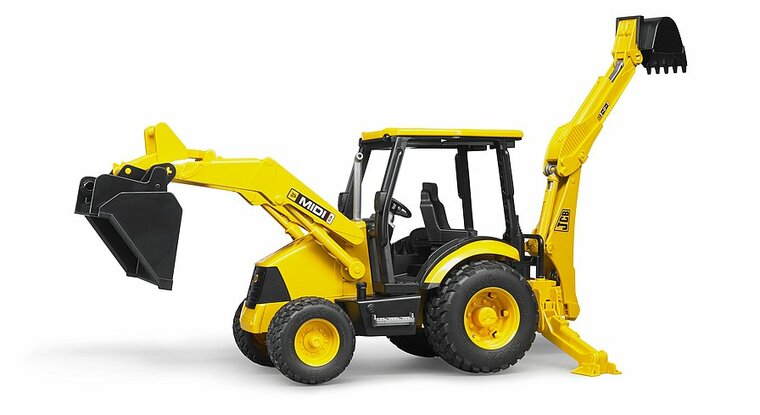 JCB Baggerlader mit Front- und Heckschaufel 1:16 Bruder 02428