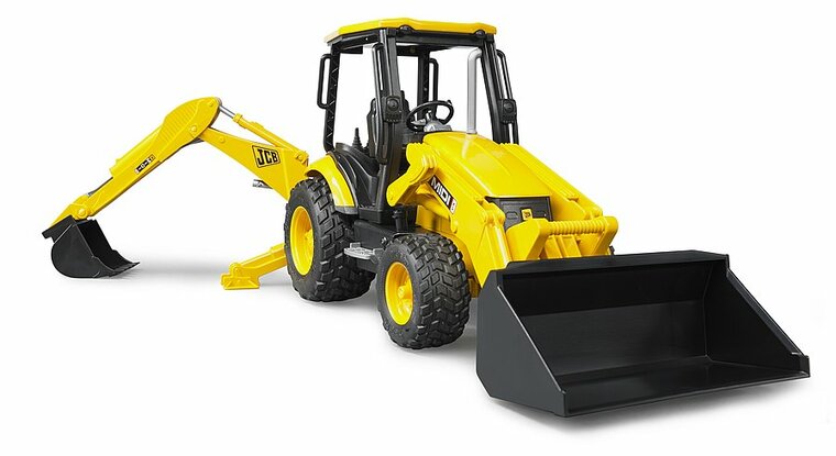 JCB Baggerlader mit Front- und Heckschaufel 1:16 Bruder 02428