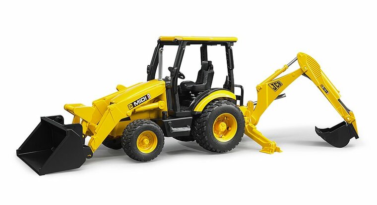 JCB Baggerlader mit Front- und Heckschaufel 1:16 Bruder 02428