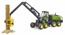 Bruder John Deere 1270G Harvester mit 1 Baumstamm