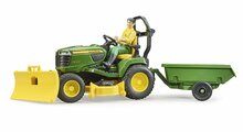 Bruder Bworld John Deere Rasenm&auml;her mit Anh&auml;nger