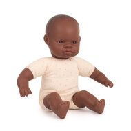 Miniland Babypuppe afrikanisch mit weichem K&ouml;rper 32cm