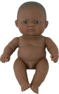 Miniland Babypuppe latin boy mit Unterw&auml;sche 21cm