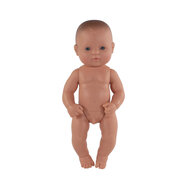 Miniland Babypuppe nackter europ&auml;ischer Junge 32cm