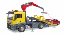 Bruder MAN TGS Abschlepp-LKW mit Roadster und Light &amp; Sound Modul