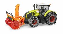 Bruder Claas Axion 950 mit Schneeketten und Schneefr&auml;se 1:16