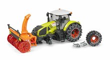 Bruder Claas Axion 950 mit Schneeketten und Schneefr&auml;se 1:16