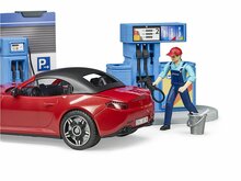 Bruder Bworld Tankstelle mit Autowaschanlage