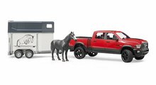 Bruder RAM 2500 Power Wagon mit Pferdeanh&auml;nger und Pferd