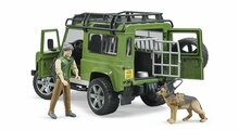 Bruder Land Rover Defender Station Wagon mit F&ouml;rster und Hund